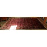 Persian Sarouk rug (reduced), 8'7" x 12' 8"