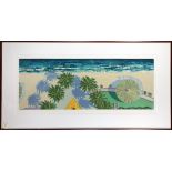 Douglas Morris (American, 20th century), "Coastal Series," serigraph, pencil signed lower right,