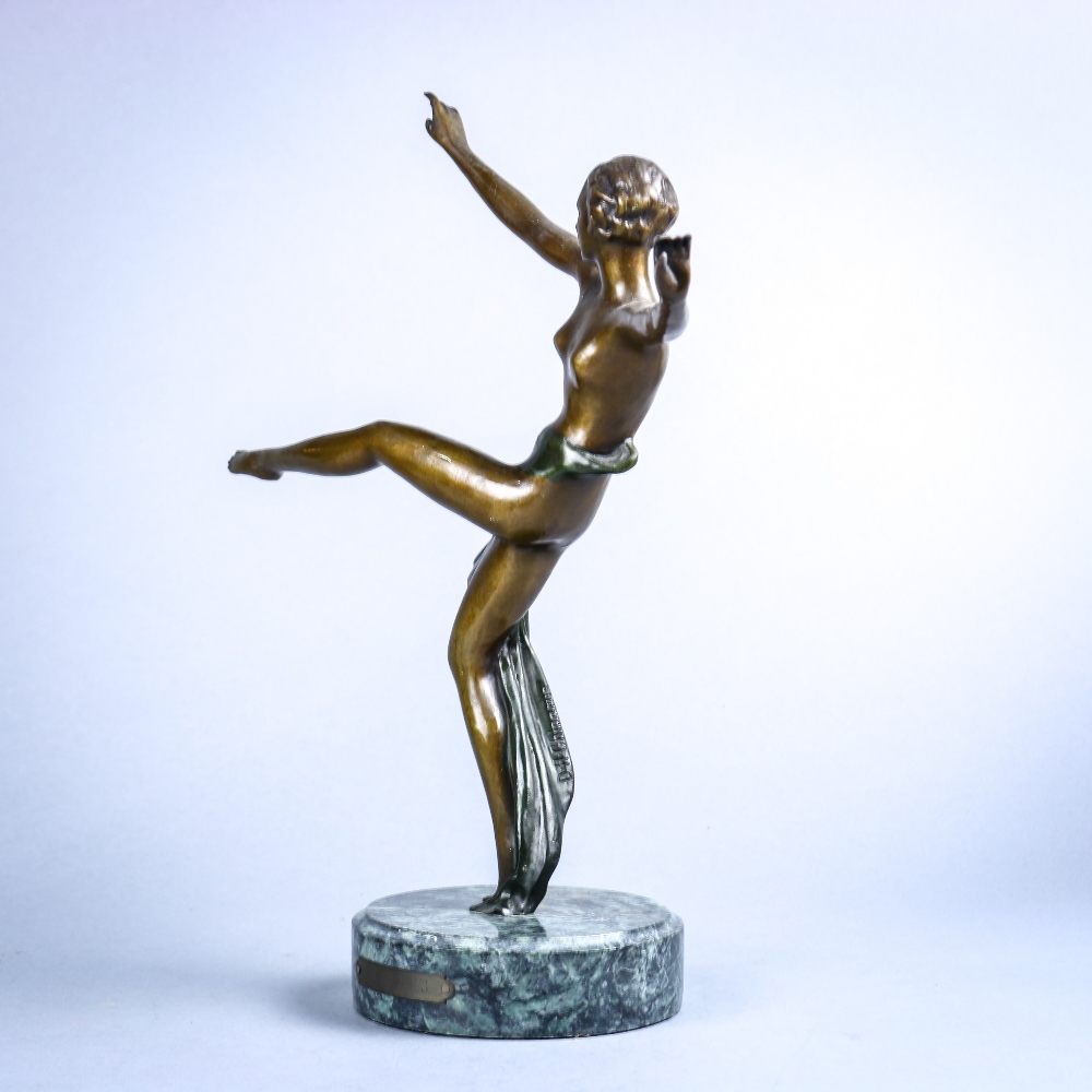 After Dimitri Haralamb Chiparus (Romanian, 1886-1947), The Dancer, bronze sculpture, bears signature - Image 2 of 6