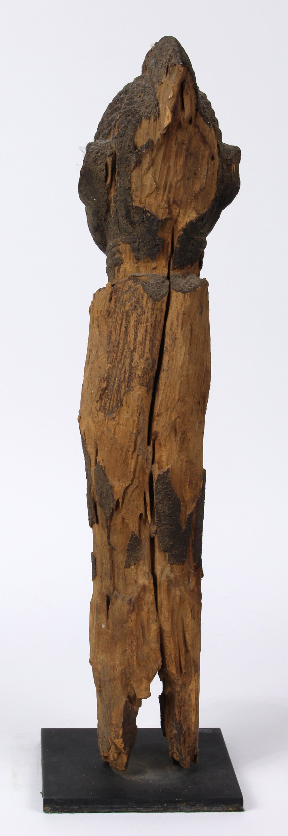 Burkina Faso, carved wood figural post, 19th Century, the west coast sekek figure of the Lobi people - Image 4 of 4