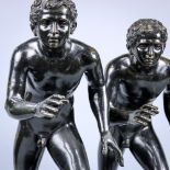 (lot of 2) European School (19th century), The Olympians, bronze sculptures, each marked "Fondaria