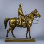 Louis Marie Moris (French, 1818-1883), "Napoleon Bonaparte a Cheval," circa 1870, bronze