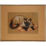 Dorr Bothwell (American, 1902-2000), "Siamese Prince," pastel on paper, signed upper right, title