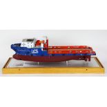 Uos GH Pathfinder St. Johns offshore tug ship architectural model, by Edoardo Miola, executed in