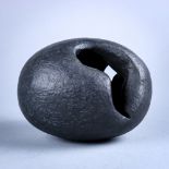 American School (20th century), Egg Form, 1956, bronze sculpture, initialed "KNT" and dated center/