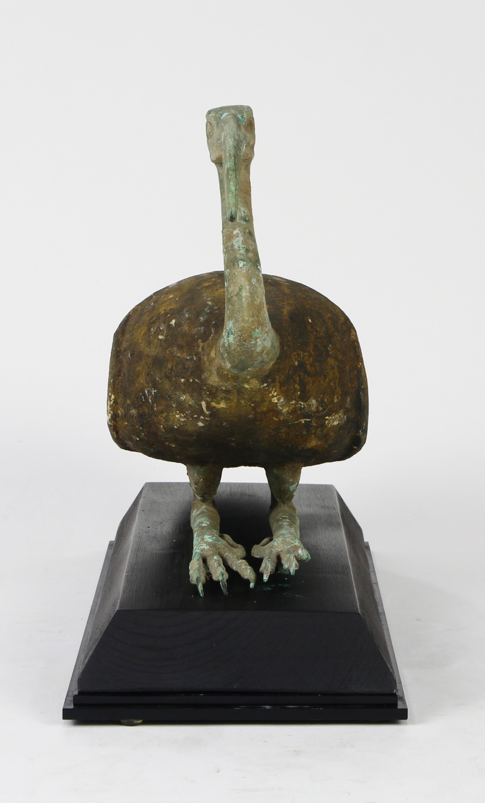 Egyptian style funerary figure, depicting Ibis, a representation of the god Thoth, in a seated pose, - Image 3 of 3