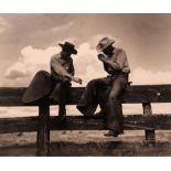 Harvey Caplin (American, 1914-1984), "Day's End, Bell Ranch Tucumcari, New Mexico," 1945, gelatin