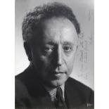 Philippe Halsman (American/Latvian, 1906-1979), Arthur Rubenstein, Polish pianist, 1944, gelatin