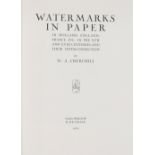 (lot of 2) Watermarks. Gravell & Miller. "A Catalogue of Foreign Watermarks Found on Paper used in