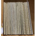 (Lot of approx 26) Volumes of books on prints, including about 20 issues of "The print collector's