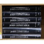 (Lot of 6) Volumes of books on John Constable, which consist of (1) two-volume set of the catalog