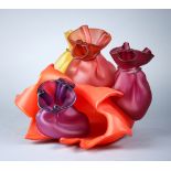 John Littleton (American, b. 1957) and Kate Vogel (British, b. 1956) "BAG Explosion" art glass