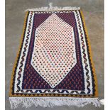 Kilim runner, 3'8" x 6'5"