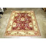 William Morris style Arts and Crafts carpet, 7'11" x 10'