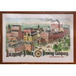 The Eberhardt & Ober Brewing Company, color lithograph advertising poster, 20th century, overall (