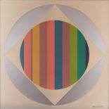 Manner of Victor Vasarely (French/Hungarian, 1906–1997), Optical Circle Square Circle, 1972,