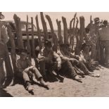 Harvey Caplin (American, 1914-1984), "Tuckered Out, Bell Ranch Tucumcari, New Mexico," 1945, gelatin