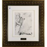 Marc Chagall (French/Russian, 1887-1985), "Song of the Bow," etching, signed in plate, edition