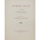 (lot of 4) Callot. "Jacques Callot catalogue de L'oeuvre Grave". Paris: 1924. Four volumes in