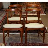 (Lot of 4) Greta Magnusson Grossman for Glenn Of California dining chairs, 30"h