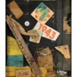 Assemblage of Found Objects, Follower of Kurt Schwitters