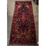 Persian Hamadan runner, 10'9"x 4'.