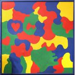 James Grant (American, 1924 - 1997), Red Heart, 1993, oil on canvas, signed and dated lower right,