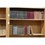 Two shelves of mostly German books including Goethe, Schillers Werke, etc.