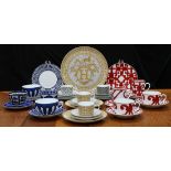 (lot of 37) Collection of Hermes china in a variety of patterns, comprising: 'Balcons du