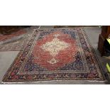Antique Faraghan Sarouk carpet, 8'6" x 11'3"