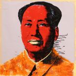 Andy Warhol (American, 1928-1987), "Mao," 1972, screen print in colors on Beckett High White