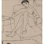 Richard Diebenkorn (American, 1922–1993), "#34, from 41 Etchings/Drypoints," 1964, etching on