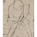 Richard Diebenkorn (American, 1922–1993), "#30, from 41 Etchings/Drypoints," 1965, drypoint