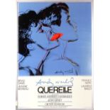 Andy Warhol (American, 1928-1987), "Querelle (Blue)," 1982, offset lithographic poster, printed