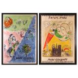 (lot of 2) Marc Chagall (French/Russian, 1887-1985), "oFour Seasons Chicago," 1974, and "Marc