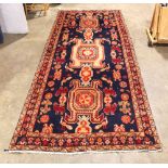 Persian Hamadan carpet, 10'10"x 4'4"