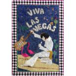 "Viva Las Vegas," quilt, circa 1998. Provenance: Medera Elementary School raffle