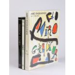 (Lot of 3) Books on Miro, including "Miro Engravings vol. 1 1928-1960", "Miro's Posters", and "