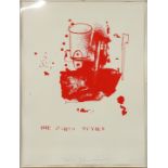 Jim Dine (American, b. 1935), "The Paris Review," 1965, lithograph in colors on paper, pencil signed