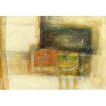 Luis Toledo (Mexican, 20th century), Abstract Composition, 1960, oil on masonite, signed and dated