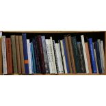 (Lot of approx 40) Volumes of books in English on European artists, including catalog raisonnes of