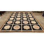 Aubusson style carpet, 10' x 13'6"