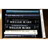 (Lot of 7) Volumes of books on William Blake, including the catalog raisonne of paintings and