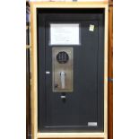 Protex Safe Co. safe, model number HD-1000, in a custom fitted pine wood case, overall: 73.5"h x