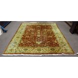 Pakistani Oushak carpet, 8'11" x 11'9"