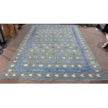 Village tribal kilim carpet, 8'1" x 11'8"