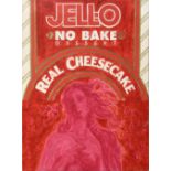 Bill Seet (American, 20th century), Jello No Bake Cheesecake, 1992, acrylic on canvas, signed and