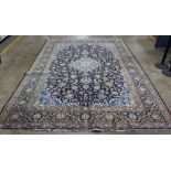 Persian Ispahan carpet, 9'2" x 12'10"