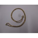 An 18ct gold necklace, approx. weight 11g