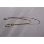 A 9ct gold necklace chain, approx. weight 5.2g